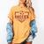 Soccer Senior Night Soccer Senior 2025 Graduation 33 Women's Comfort Colors T-Shirt Mustard