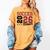 Soccer Senior Night Soccer Senior 2026 Graduation 71 Women's Comfort Colors T-Shirt Mustard