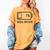 Social Battery 1 Shirt Introvert Anti Social Tee Gif Women's Comfort Colors T-Shirt Mustard