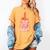 Social Introverts Hang Out With Guitars Musician Guitarist Women's Comfort Colors T-Shirt Mustard
