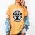 Socially Awkward Cute Introvert Cat Meme Anti-Social Club Women's Comfort Colors T-Shirt Mustard