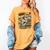Softball Outfielder Best Traits Brave Retro Comic Book Art Premium Tri-Blend Women's Comfort Colors T-Shirt Mustard