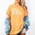 Sorry My Bed Needs Me Deadpan Design For Introverts Women's Comfort Colors T-Shirt Mustard Sorry My Bed Needs Me Deadpan Design For Introverts Women's Comfort Colors T-Shirt Mustard