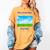 Out Standing In Her Field Graduation Tee Women's Comfort Colors T-Shirt Mustard