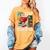 Stay Curious Monkey Reading Book Lover Bookworm Women's Comfort Colors T-Shirt Mustard