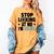 Stop Looking At Me I’m Hiding Sarcastic Introvert Joke Women's Comfort Colors T-Shirt Mustard