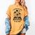 I Stopped Reading To Be Here Introvert Book Lover Bookworm Women's Comfort Colors T-Shirt Mustard