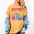 Straight Outta 8th Grade Great Graduation Eighth Grade Women's Comfort Colors T-Shirt Mustard