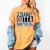 Straight Outta Chapter 39 Cute Book Lover Reader Women's Comfort Colors T-Shirt Mustard