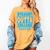Straight Outta College Class Of 2018 Graduation Shirt Women's Comfort Colors T-Shirt Mustard