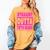Straight Outta Fifth Grade Graduation Class Women's Comfort Colors T-Shirt Mustard