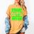 Straight Outta Fourth Grade Graduation Class Women's Comfort Colors T-Shirt Mustard