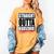 Straight Outta High School Class Of 2023 Graduation Women's Comfort Colors T-Shirt Mustard