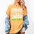 Straight Outta Junior High School Class Of 2022 Graduation Women's Comfort Colors T-Shirt Mustard