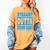 Straight Outta Second Grade Graduation Class Women's Comfort Colors T-Shirt Mustard