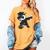 Student Graduation 2022 Panda Football Boys Girls Teenager Women's Comfort Colors T-Shirt Mustard