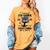 I Survived 8th Grade Graduated Cat Graduation Women's Comfort Colors T-Shirt Mustard