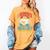 I Survived My Bachelor's Degree Party Bachelor Graduation Women's Comfort Colors T-Shirt Mustard