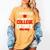 I Survived My Daughter's College Degree College Graduation Women's Comfort Colors T-Shirt Mustard
