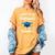 I Survived My Girlfriend's Bachelor's Degree Graduation Women's Comfort Colors T-Shirt Mustard
