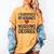 I Survived My Husband's Nursing Degree School Graduation Women's Comfort Colors T-Shirt Mustard