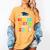 I Survived Kindergarten Graduation 2025 Graduate Boys Girls Women's Comfort Colors T-Shirt Mustard