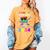I Survived Nursing School Of 2024 Student Graduation 2024 Women's Comfort Colors T-Shirt Mustard