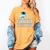 I Survived PreSchool Graduation Kids Owl Grad Shirt Women's Comfort Colors T-Shirt Mustard