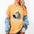 Tarot Card Shirt The Reader Tarot Skeleton Reading Book Women's Comfort Colors T-Shirt Mustard