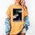 Tarot Cards Guide Book Esoteric Mysticism Clothing The Fool Tarot Card -Adults & Kids Small Short Sleeve Crew Neck Classic Fit Women's Comfort Colors T-Shirt Mustard