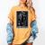 Tarot Cards Guide Book Esoteric Mysticism Clothing The High Priestess -Adults Small Classic Fit Short Sleeve Women's Comfort Colors T-Shirt Mustard