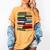 History Month Educated Black Leaders Reading Books Women's Comfort Colors T-Shirt Mustard