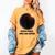 Total Solar Eclipse April 2024 Sky Watcher Memory Women's Comfort Colors T-Shirt Mustard