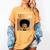 Unapologetically MHA-Ish Student Graduation Afro Women's Comfort Colors T-Shirt Mustard