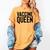 Vaccine Queen Nursing Graduation Shirt Women's Comfort Colors T-Shirt Mustard
