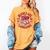 Valentine Book Lover Books Are My Love Language Women Girl Women's Comfort Colors T-Shirt Mustard