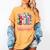 Valentine All Booked For Valentine Book Lovers Teacher Kid Women's Comfort Colors T-Shirt Mustard