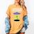 I Wanna Go Home Introvert UFO UAP Flying Saucer Trippy Alien Women's Comfort Colors T-Shirt Mustard