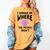 I Wanna Be Where The People Aren't Introvert Women's Comfort Colors T-Shirt Mustard