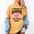 I Wanna Be Where The People Aren't Introvert Women's Comfort Colors T-Shirt Mustard I Wanna Be Where The People Aren't Introvert Women's Comfort Colors T-Shirt Mustard