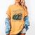 Waterfowl Classic Duck Hunting Marsh To Memory Mallard Women's Comfort Colors T-Shirt Mustard