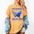 I Wear Blue In Memory For My Son Colon Cancer Awareness Women's Comfort Colors T-Shirt Mustard