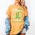 I Wear Green In Memory Of My Mom Bile Duct Cancer Awareness Women's Comfort Colors T-Shirt Mustard I Wear Green In Memory Of My Mom Bile Duct Cancer Awareness Women's Comfort Colors T-Shirt Mustard
