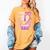 I Wear Purple In Memory Of My Dad Alzheimer's Awareness Women's Comfort Colors T-Shirt Mustard