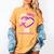 I Wear Purple In Memory For My Dad Dementia Awareness Women's Comfort Colors T-Shirt Mustard I Wear Purple In Memory For My Dad Dementia Awareness Women's Comfort Colors T-Shirt Mustard