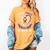 I Wear Purple In Memory Of Father In Law Alzheimers Dementia Women's Comfort Colors T-Shirt Mustard