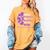I Wear Purple In Memory Of My Mom Pancreatic Cancer Ribbon Women's Comfort Colors T-Shirt Mustard I Wear Purple In Memory Of My Mom Pancreatic Cancer Ribbon Women's Comfort Colors T-Shirt Mustard