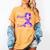 I Wear Purple In Memory Of My Sister Overdose Awareness Women's Comfort Colors T-Shirt Mustard I Wear Purple In Memory Of My Sister Overdose Awareness Women's Comfort Colors T-Shirt Mustard