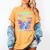 I Wear Purple In Memory For My Son Overdose Awareness Women's Comfort Colors T-Shirt Mustard