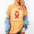 I Wear Red In Memory Of My Mom Heart Disease Awareness Month Women's Comfort Colors T-Shirt Mustard